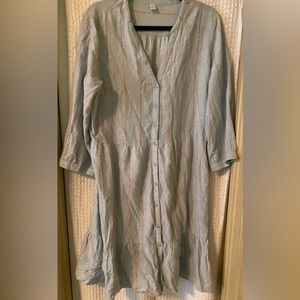 Old Navy Linen Shirt Dress